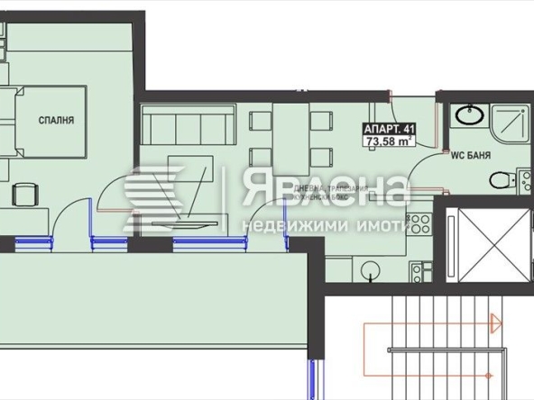 Двустаен апартамент в Бургас, Братя Миладинови - 74 кв.м за 1691 €/кв.м - Снимка #1