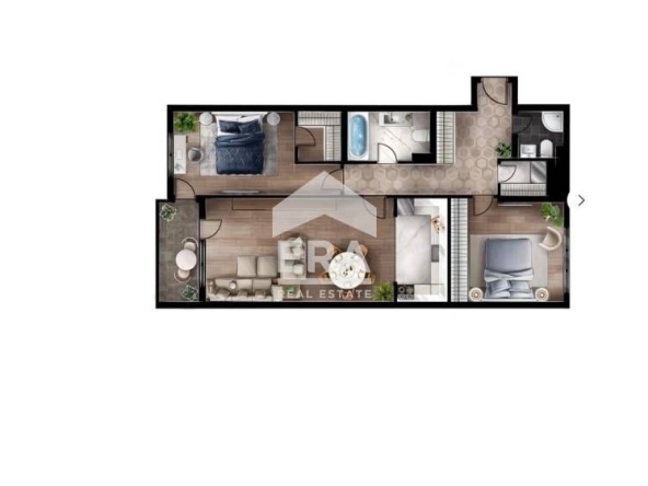 Тристаен апартамент в София, Люлин 5 - 125 кв.м за 1627 €/кв.м - Снимка #1