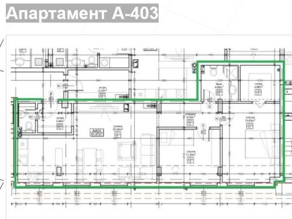 Тристаен апартамент в София, Малинова долина - 112 кв.м за 1448 €/кв.м - Снимка #1