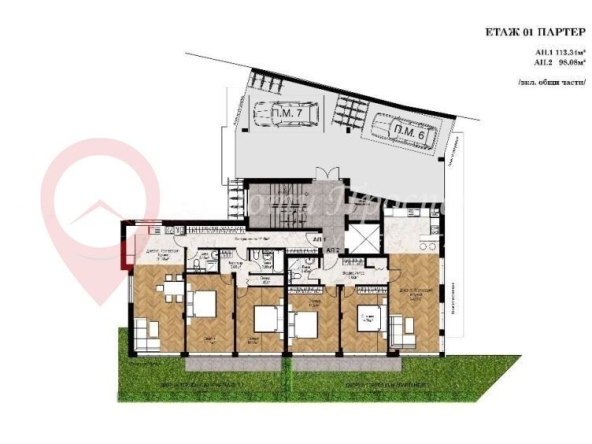 Тристаен апартамент в София, Манастирски ливади - 114 кв.м за 1500 €/кв.м - Снимка #1