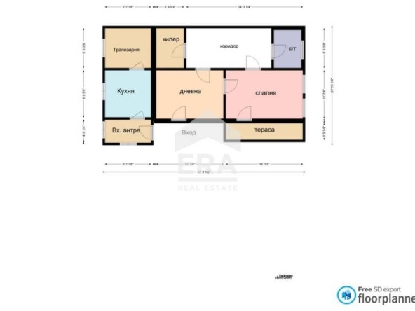 Къща в с. Червена вода, Област Русе - 90 кв.м за 334 €/кв.м - Снимка #1