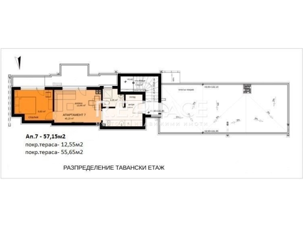 Двустаен апартамент в Варна, Възраждане 3 - 57 кв.м за 1860 €/кв.м - Снимка #1