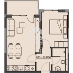 Двустаен апартамент в Благоевград, Освобождение - 64 кв.м за 875 €/кв.м - Снимка #1