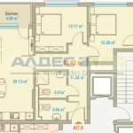 Тристаен апартамент в София, Център - 129 кв.м за 1213 €/кв.м - Снимка #1