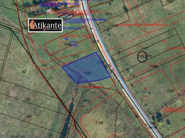 Парцел в Нови Искър - 1902 кв.м за 80 €/кв.м - Снимка #1