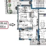 Тристаен апартамент в Варна, Изгрев - 85 кв.м за 1589 €/кв.м - Снимка #1