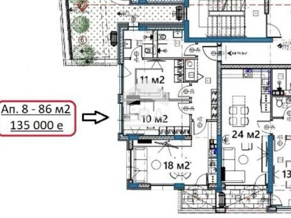 Тристаен апартамент в Варна, Изгрев - 85 кв.м за 1589 €/кв.м - Снимка #1