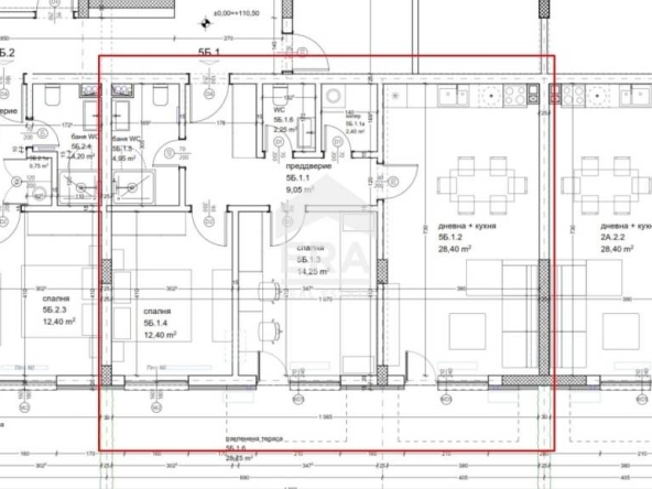 Тристаен апартамент в Варна, Кайсиева градина - 100 кв.м за 676 €/кв.м - Снимка #1