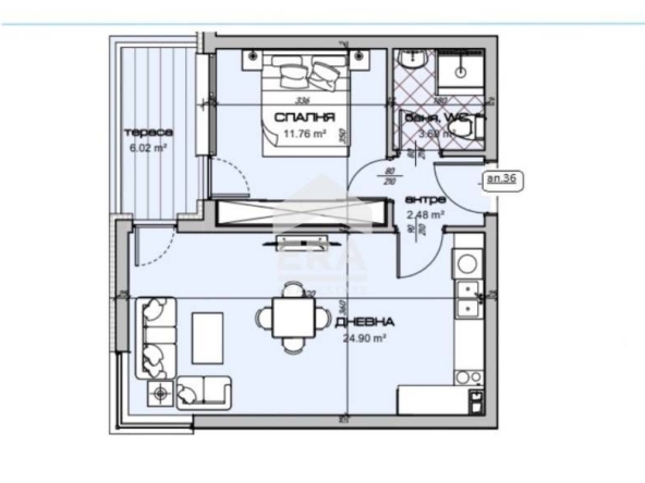 Двустаен апартамент в Варна, Владислав Варненчик - 70 кв.м за 1365 €/кв.м - Снимка #1