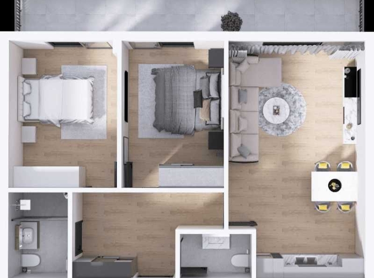 Тристаен апартамент в Пловдив, Христо Смирненски - 98 кв.м за 1169 €/кв.м - Снимка #1