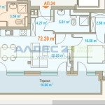 Двустаен апартамент в София, Център - 105 кв.м за 1117 €/кв.м - Снимка #1