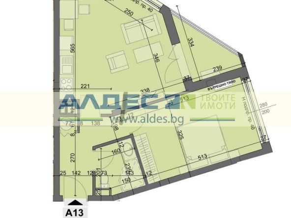 Двустаен апартамент в София, Хаджи Димитър - 77 кв.м за 1186 €/кв.м - Снимка #1