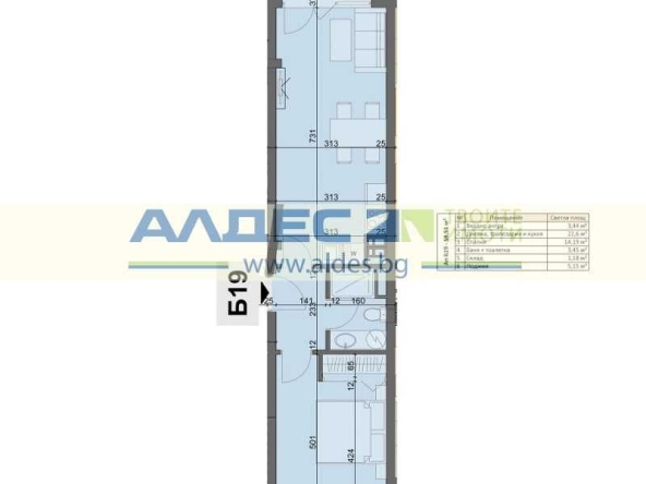 Двустаен апартамент в София, Хаджи Димитър - 68 кв.м за 1268 €/кв.м - Снимка #1