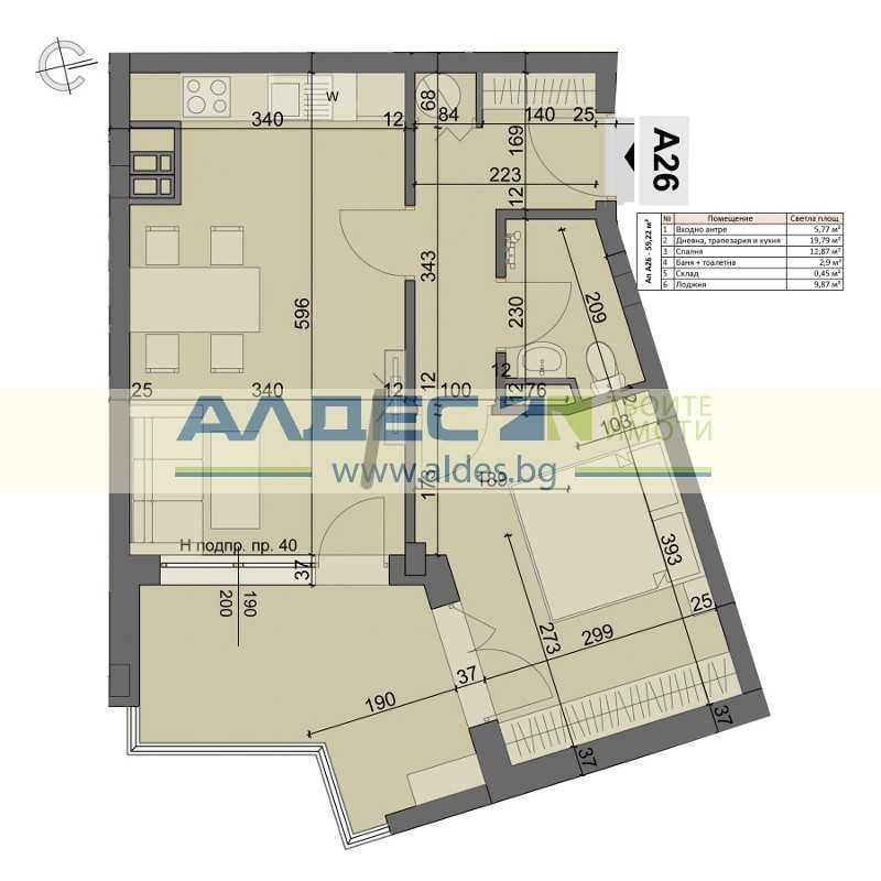 Двустаен апартамент в София, Хаджи Димитър - 70 кв.м за 2558 €/кв.м - Снимка #1