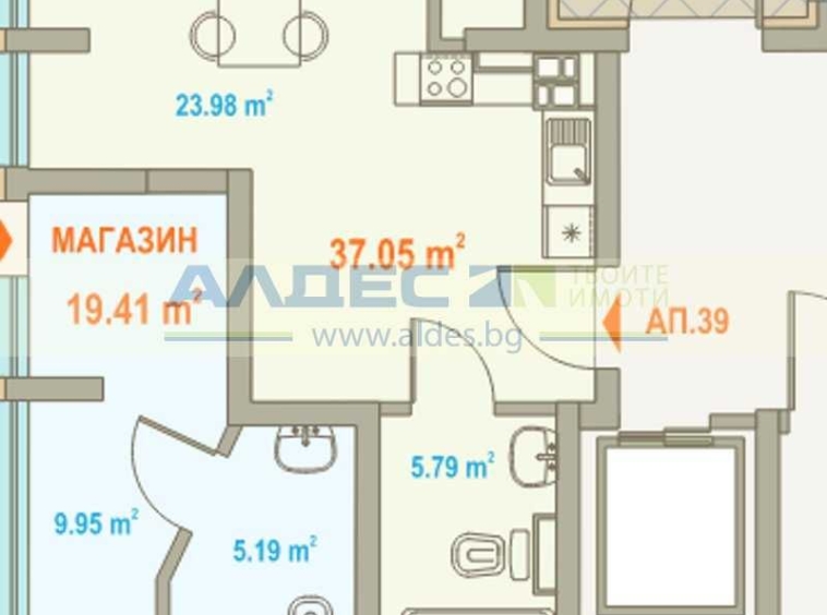 Едностаен апартамент в София, Център - 57 кв.м за 2031 €/кв.м - Снимка #1