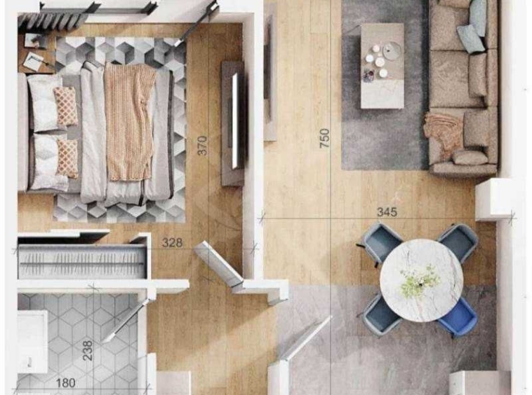 Двустаен апартамент в Пловдив, Тракия - 72 кв.м за 1181 €/кв.м - Снимка #1