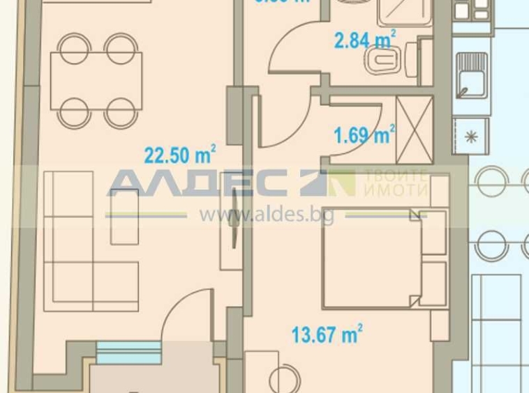 Двустаен апартамент в София, Център - 84 кв.м за 1213 €/кв.м - Снимка #1