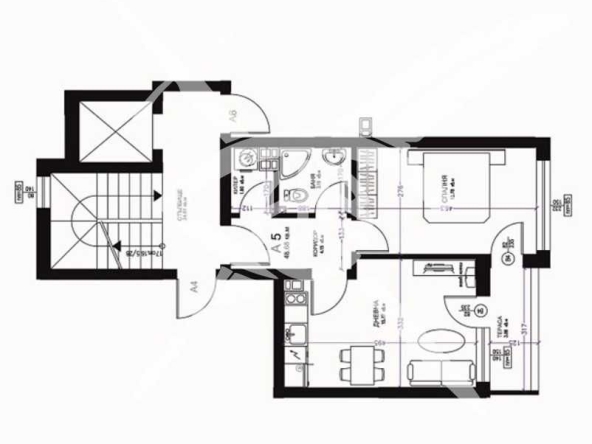 Двустаен апартамент в Пловдив, Център - 56 кв.м за 1604 €/кв.м - Снимка #1