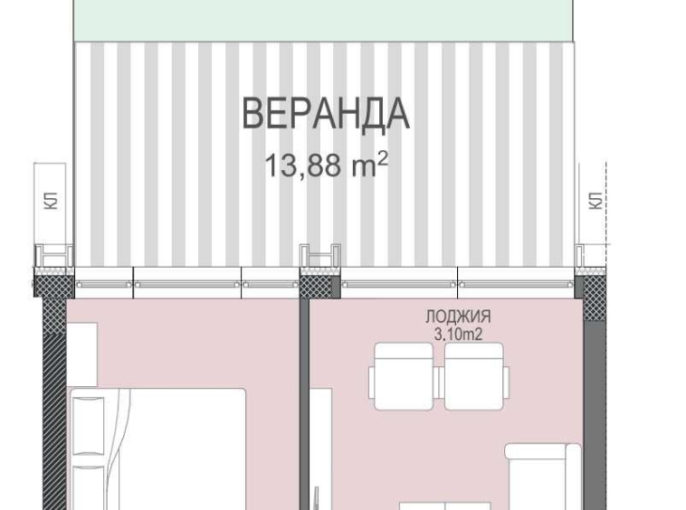 Двустаен апартамент в Пловдив, Остромила - 73 кв.м за 1993 €/кв.м - Снимка #1