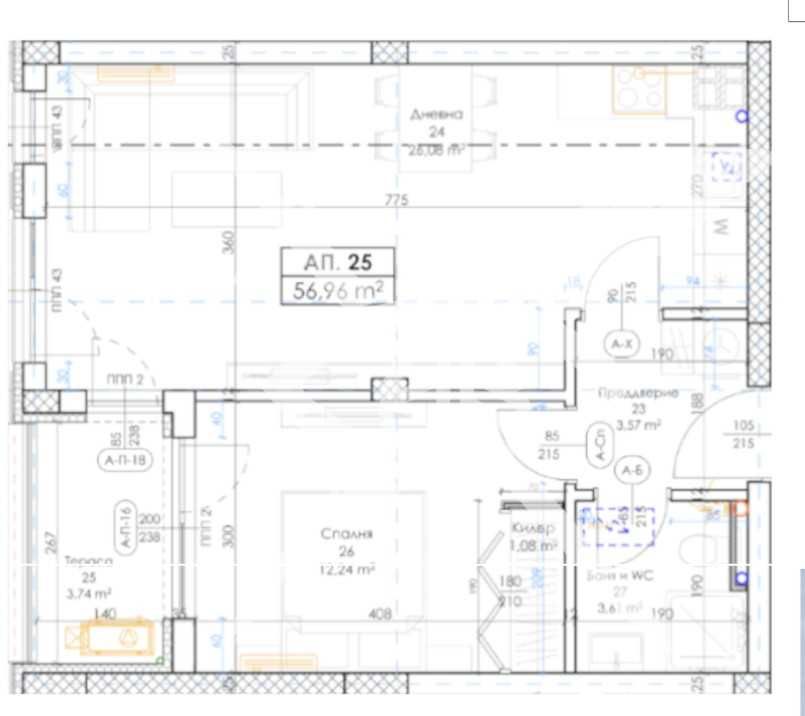 Двустаен апартамент в Пловдив, Беломорски - 64 кв.м за 1116 €/кв.м - Снимка #1