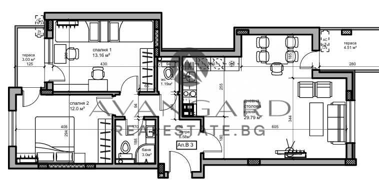 Тристаен апартамент в Пловдив, Кючук Париж - 109 кв.м за 1350 €/кв.м - Снимка #1