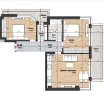 Тристаен апартамент в София, Левски - 116 кв.м за 1021 €/кв.м - Снимка #1