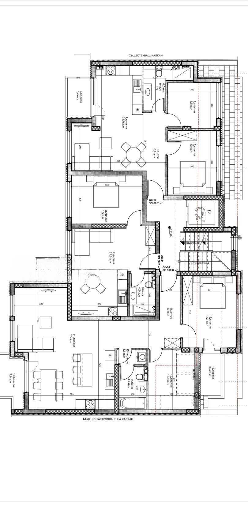 Тристаен апартамент в Пловдив, Каменица 1 - 122 кв.м за 677 €/кв.м - Снимка #1