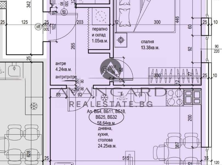 Двустаен апартамент в Пловдив, Център - 72 кв.м за 1488 €/кв.м - Снимка #1