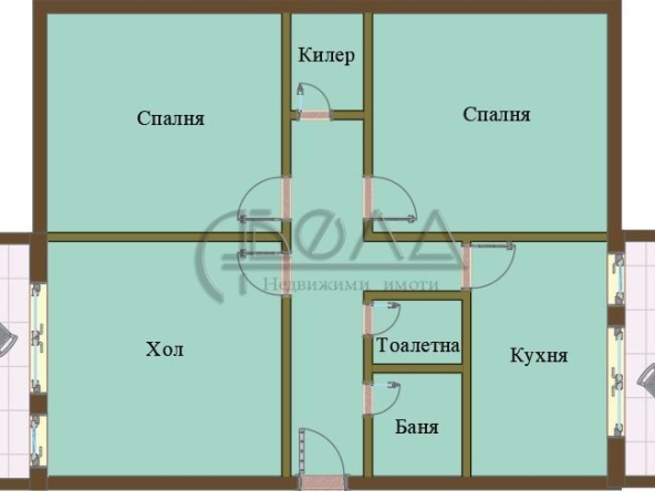 Тристаен апартамент в София, Хаджи Димитър - 78 кв.м за 1706 €/кв.м - Снимка #1