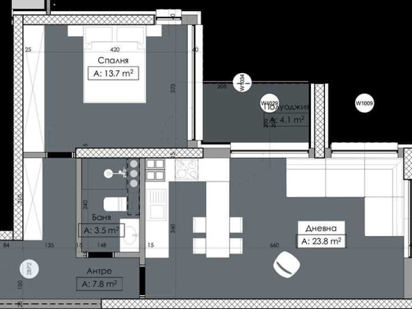 Двустаен апартамент в Пловдив, Кършияка - 77 кв.м за 805 €/кв.м - Снимка #1