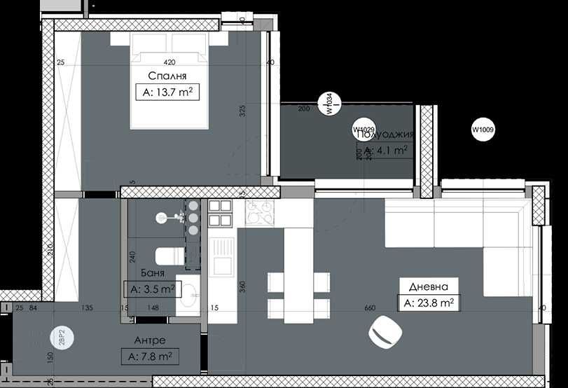 Двустаен апартамент в Пловдив, Кършияка - 77 кв.м за 805 €/кв.м - Снимка #1