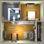 Двустаен апартамент в Бургас, Меден рудник - зона А - 62 кв.м за 1079 €/кв.м - Снимка #1