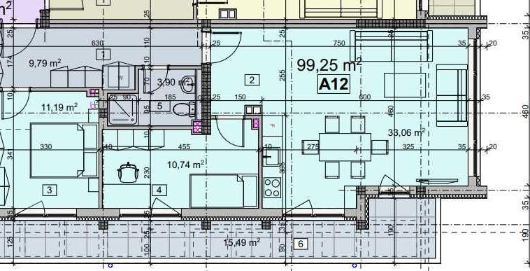 Тристаен апартамент в Пловдив, Коматево - 109 кв.м за 900 €/кв.м - Снимка #1
