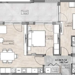 Тристаен апартамент в Пловдив, Кършияка - 113 кв.м за 1087 €/кв.м - Снимка #1