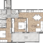 Тристаен апартамент в Пловдив, Марица Север - 113 кв.м за 718 €/кв.м - Снимка #1