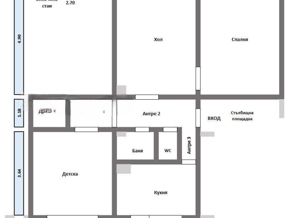 Дава се под наем Тристаен апартамент в София, Гоце Делчев - 76 кв.м за 510 € - Снимка #1