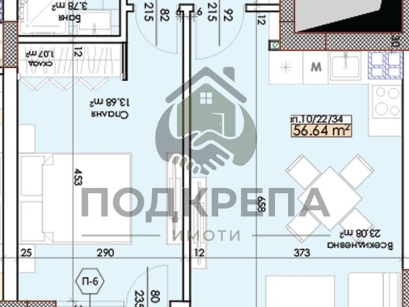 Двустаен апартамент в Пловдив, Тракия - 68 кв.м за 810 €/кв.м - Снимка #1