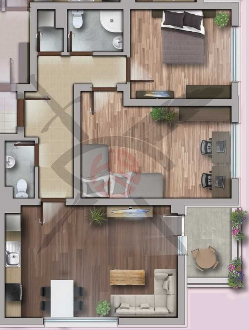 Тристаен апартамент в София, Връбница 1 - 121 кв.м за 1645 €/кв.м - Снимка #1