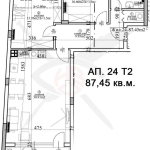 Тристаен апартамент в Варна, Център - 102 кв.м за 1197 €/кв.м - Снимка #1