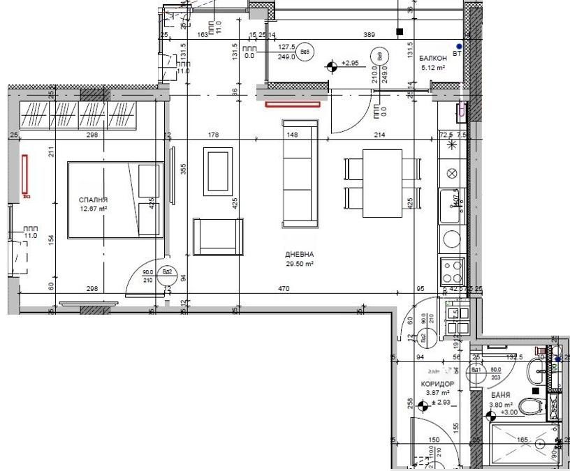 Двустаен апартамент в София, Овча купел - 78 кв.м за 1308 €/кв.м - Снимка #1