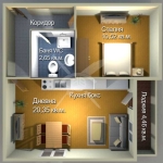 Двустаен апартамент в Бургас, Меден рудник - зона А - 62 кв.м за 1079 €/кв.м - Снимка #1