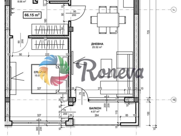 Двустаен апартамент в к.к. Св.Св. Константин и Елена - 70 кв.м за 637 €/кв.м - Снимка #1