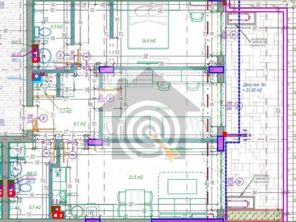 Тристаен апартамент в София, Малинова долина - 98 кв.м за 1437 €/кв.м - Снимка #1