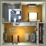 Двустаен апартамент в Бургас, Меден рудник - зона А - 62 кв.м за 1082 €/кв.м - Снимка #1