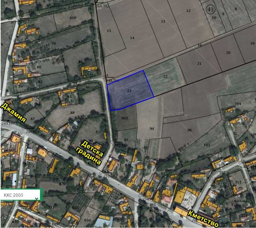 Парцел в с. Китанчево, Област Разград - 3550 кв.м за 5 €/кв.м - Снимка #1