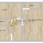 Двустаен апартамент в София, Сухата река - 44 кв.м за 2614 €/кв.м - Снимка #1