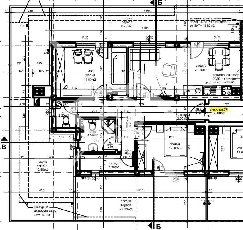 Тристаен апартамент в Пловдив, Христо Смирненски - 198 кв.м за 646 €/кв.м - Снимка #1