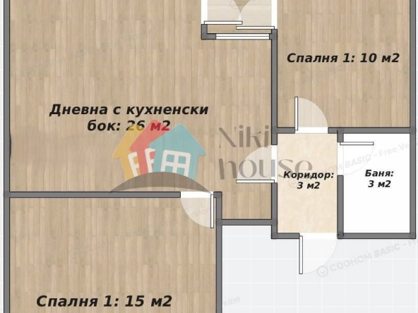 Тристаен апартамент в Варна, Спортна зала - 75 кв.м за 3454 €/кв.м - Снимка #1