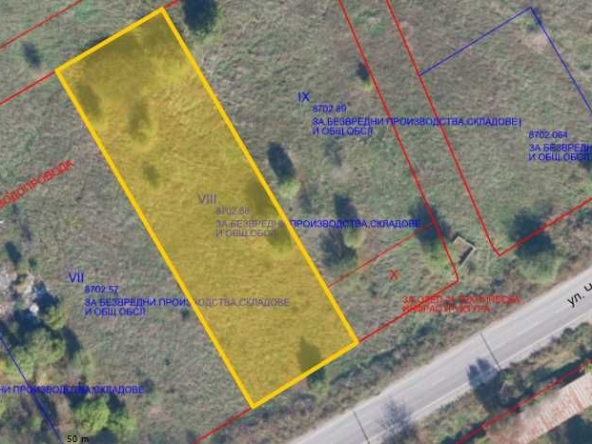 Парцел в с. Чепинци, Област София-град - 2025 кв.м за 77 €/кв.м - Снимка #1