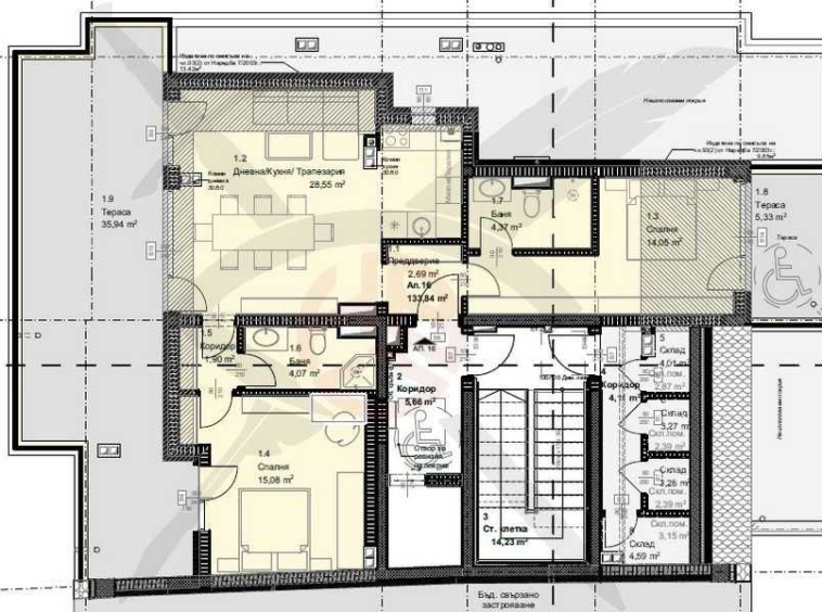 Тристаен апартамент в София, Овча купел - 160 кв.м за 1897 €/кв.м - Снимка #1